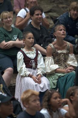 An audience drawn in.