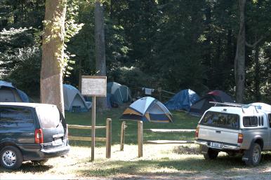 Behinds the scenes: Did you know there was a secret camp site?