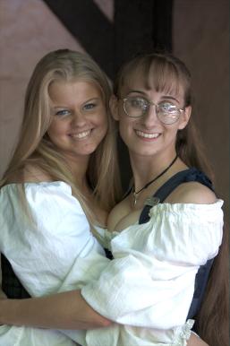 The Turkey Leg booth girls!