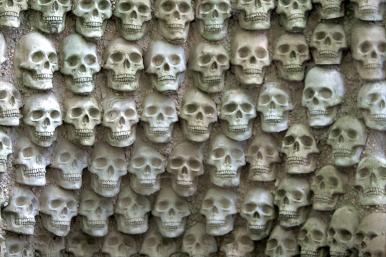 Skulls at the Wall'O'Death.