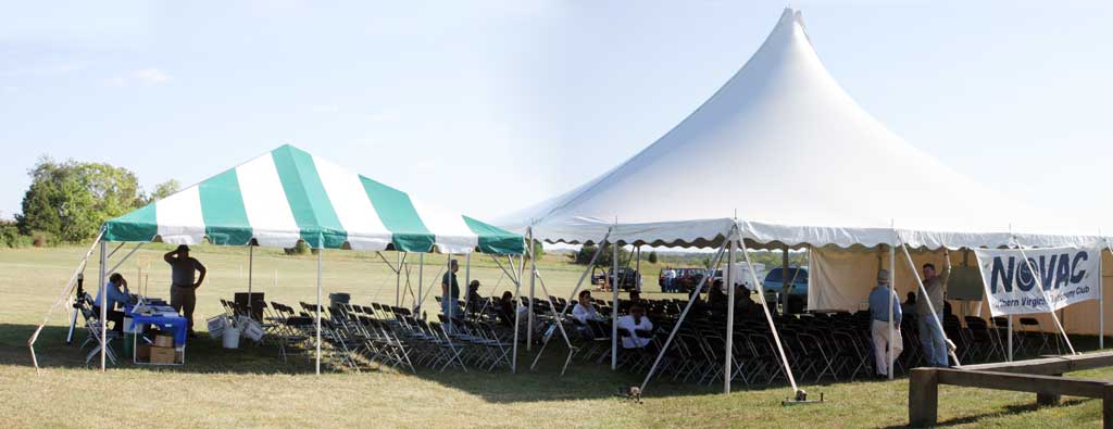 NOVAC Tent on Star Party Day in C.M. Crockett Park