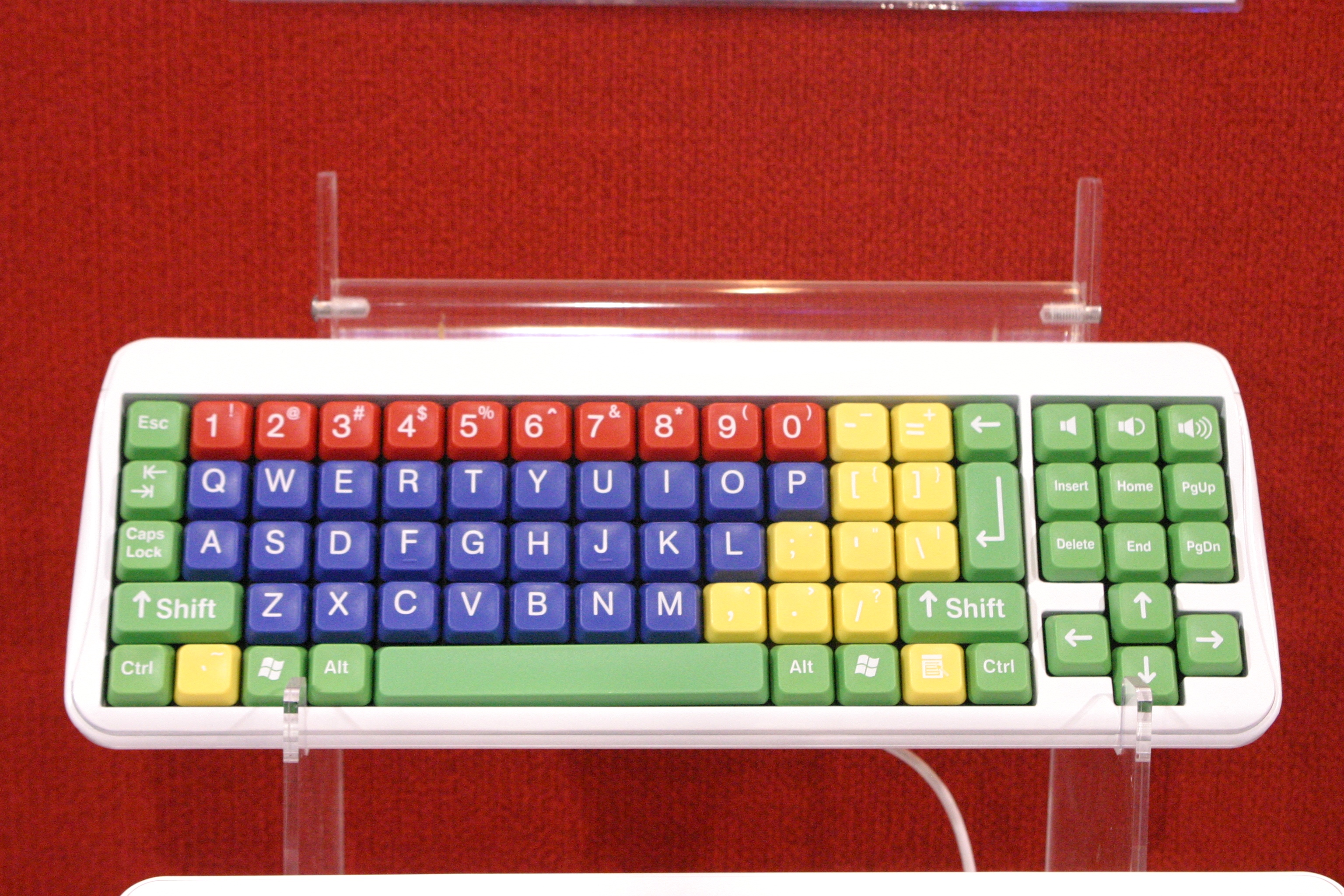 Ces technology colorful keyboard with no function keys